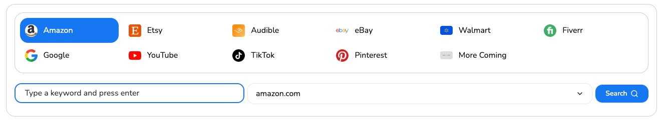 Select a platform